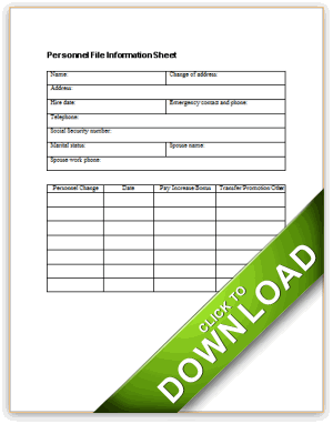 Employment Information Document